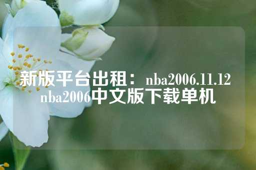 新版平台出租：nba2006.11.12 nba2006中文版下载单机